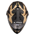 Kaciga LS2 Enduro MX701 EXPLORER CARBON TRICK braon zlatna - Slika 9
