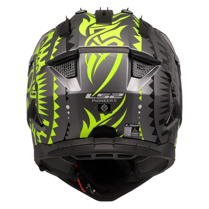 Kaciga LS2 Enduro MX702 PIONEER II RANGI žuta - Slika 4