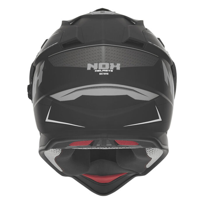 Kaciga NOX Enduro sa vizirom N312 VAPOR mat crno titanium - Slika 3