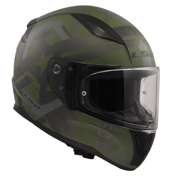 Kaciga LS2 Full Face FF353 RAPID II THUNDER BIRDS vojna zelena - Slika 5