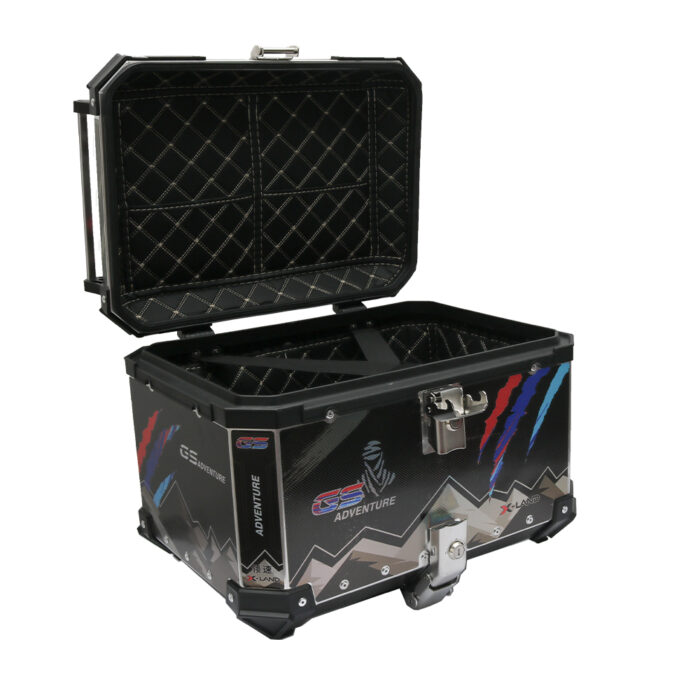 Centralni kofer X-LAND ALU crni ADVENTURE 55L - Slika 2
