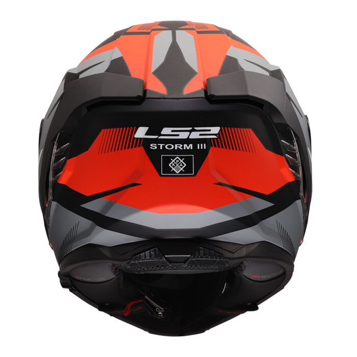 Kaciga LS2 Full Face FF818 STORM III KOMAI crno crvena - Slika 4