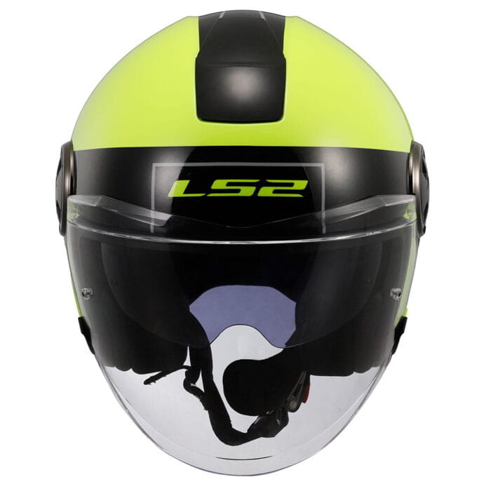 Kaciga LS2 Jet OF620 CLASSY CLASSIC mat crno žuta sa naočarima - Slika 4