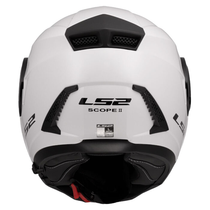 Kaciga LS2 Flip Up FF902 SCOPE II SOLID bela - Slika 4