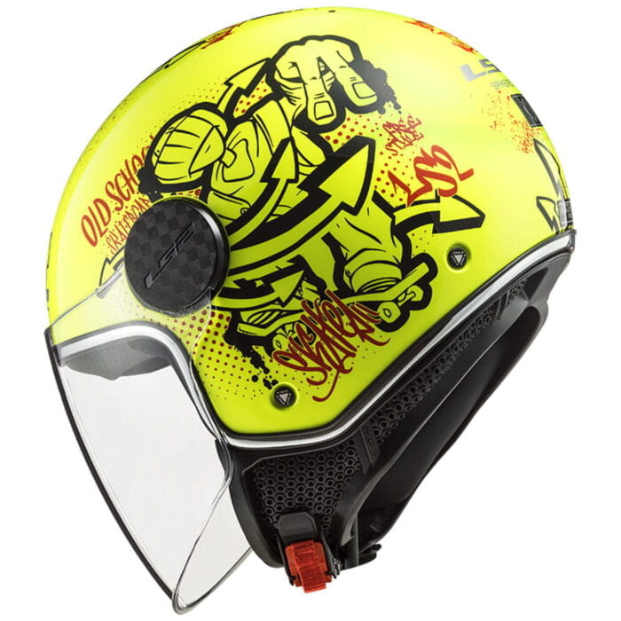 Kaciga LS2 Jet OF558 SPHERE LUX SKATER žuta - Slika 5