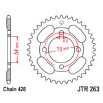 Lančanik zadnji JT  JTR263-38 (428)38 zuba