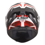 Kaciga LS2 Full Face FF820 RAPID III XTREM belo crno crvena - Slika 4