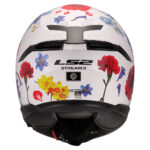 Kaciga LS2 Full Face FF808 STREAM II FLOWERS bela sa naočarima - Slika 4
