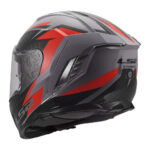 Kaciga LS2 Full Face FF818 STORM III DYNAMO sivo crvena - Slika 3