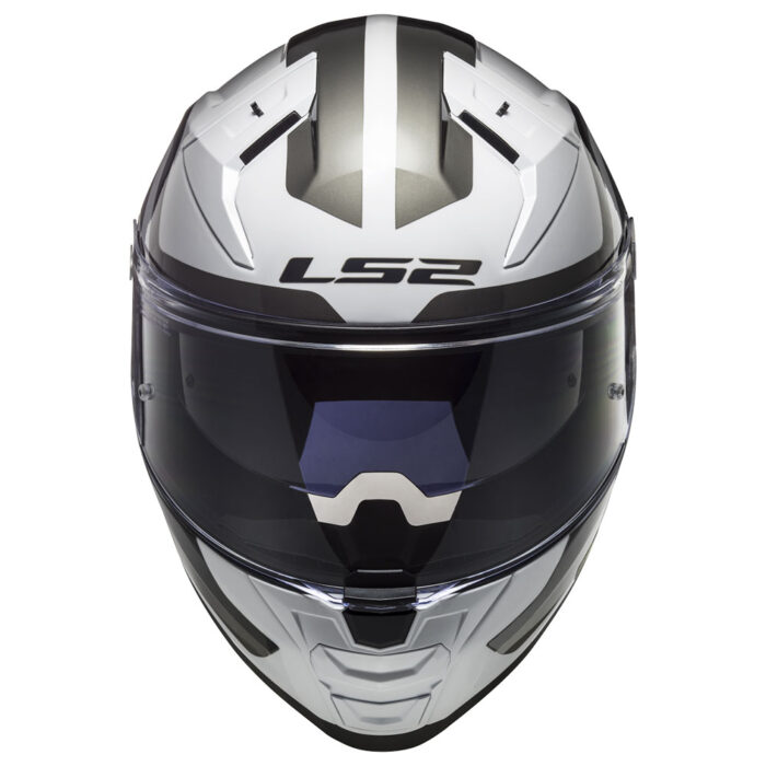Kaciga LS2 Full Face FF811 VECTOR II METRIC belo titanium sa naočarima - Slika 4