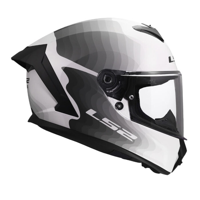 Kaciga LS2 Full Face FF820 RAPID III FLOW belo siva - Slika 6
