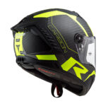 Kaciga LS2 Full Face FF805 THUNDER CARBON RACING mat crno žuta - Slika 2