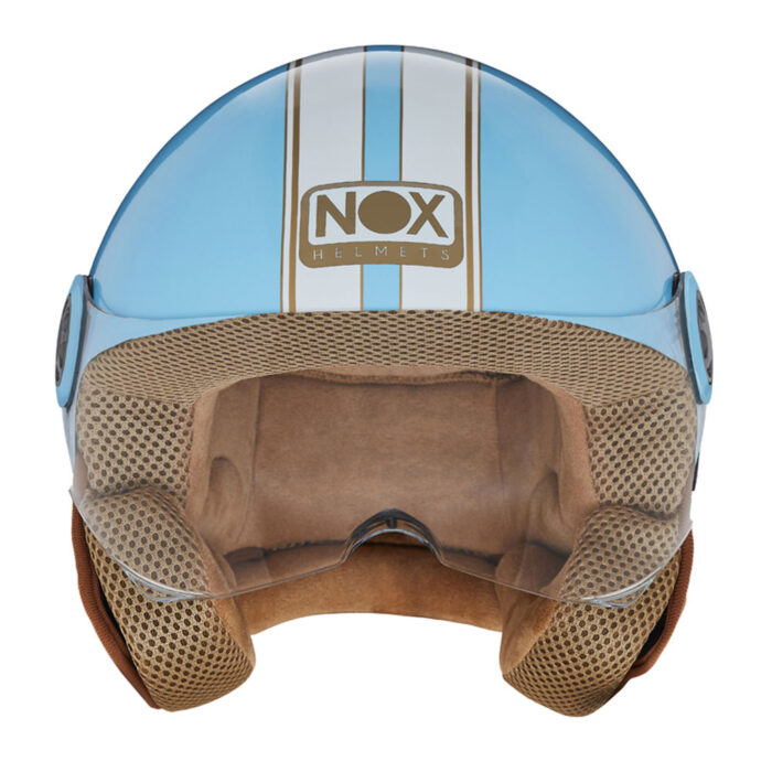Kaciga NOX Jet N210 pastelno plava - Slika 2