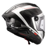 Kaciga LS2 Full Face FF805 THUNDER CARBON GP AERO RAUTE belo siva - Slika 5