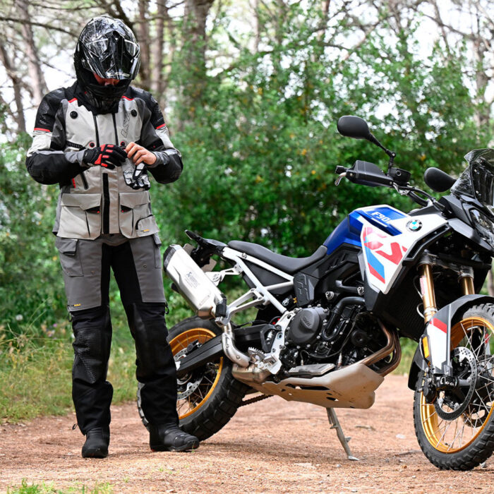 Jakna LS2 APOLLO muška sivo crno crvena - Slika 8