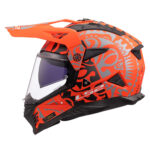 Kaciga LS2 Enduro MX702 PIONEER II RANGI mat narandžasta - Slika 2
