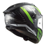 Kaciga LS2 Full Face FF805 THUNDER CARBON SUPRA mat crno zelena - Slika 5