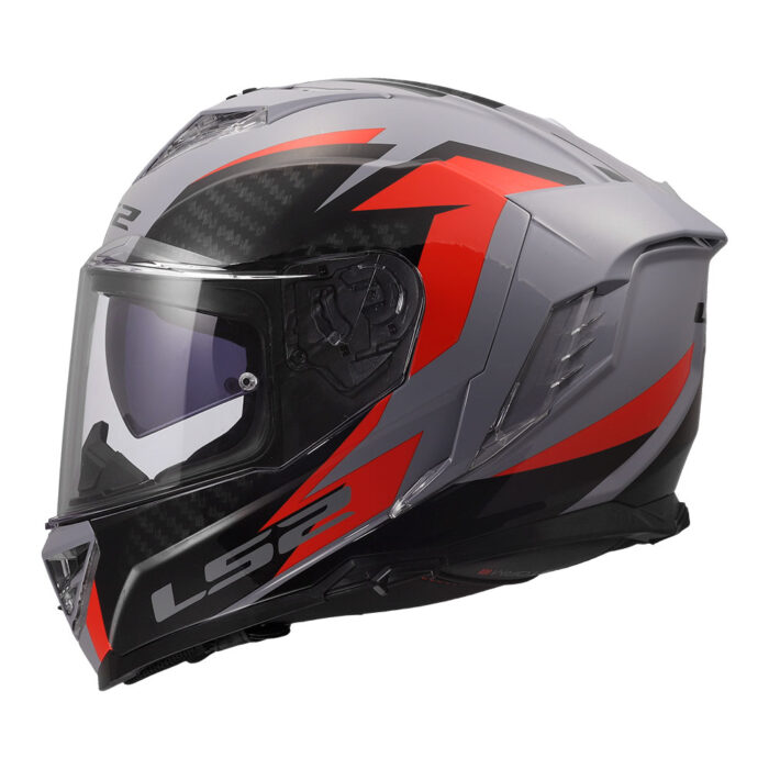 Kaciga LS2 Full Face FF818 STORM III DYNAMO sivo crvena - Slika 2