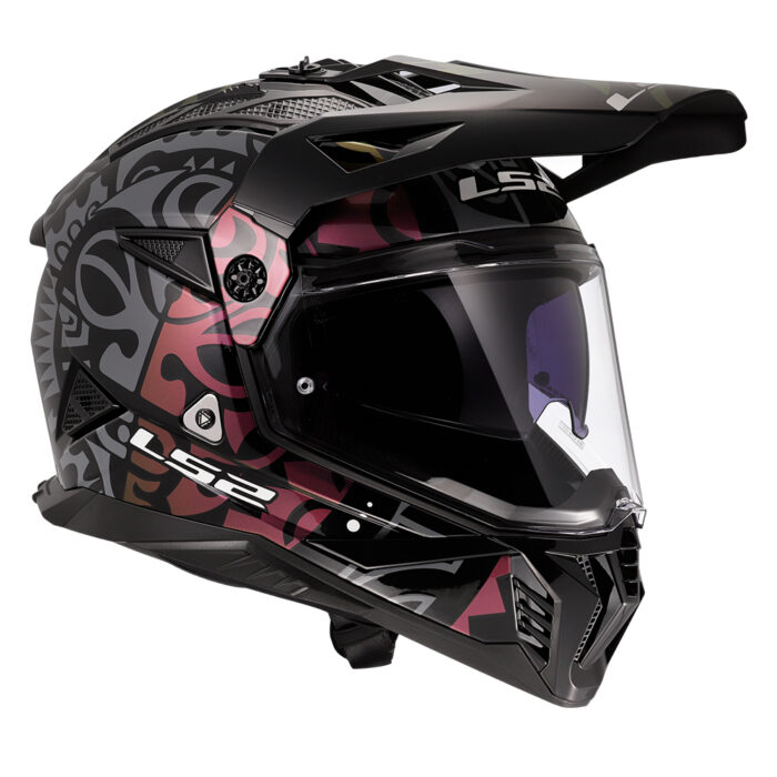Kaciga LS2 Enduro MX702 PIONEER II RANGI crna - Slika 7