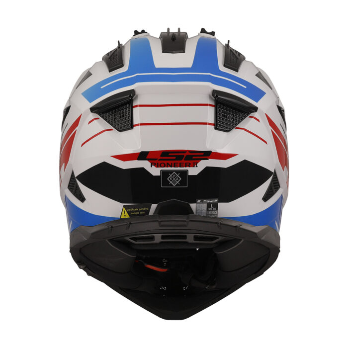 Kaciga LS2 Enduro MX702 PIONEER II NAMIB belo plavo crvena - Slika 3