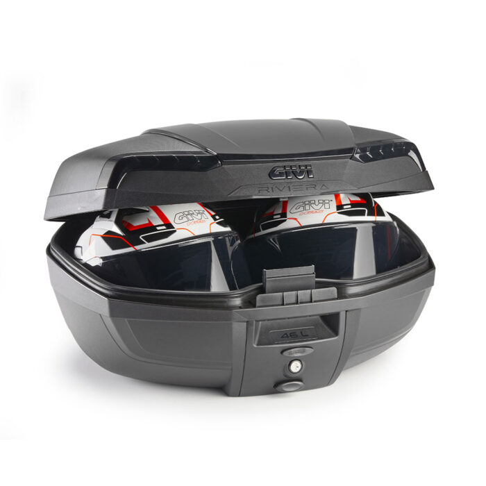Centralni kofer GIVI E46NB RIVIERA TRIPLE BLACK Monolock 46L - Slika 2