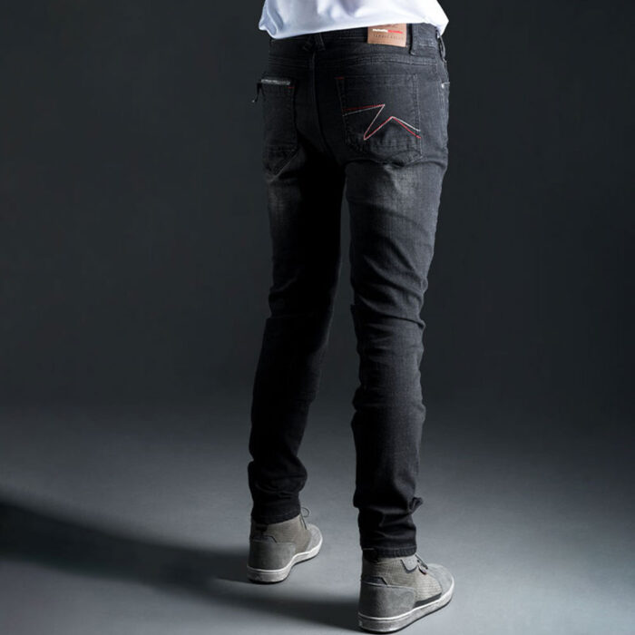 Pantalone LS2 DAKOTA JEANS muške crne - Slika 4