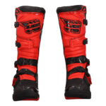 Motocross čizme LS2 RAPTOR muške crno crvene - Slika 8