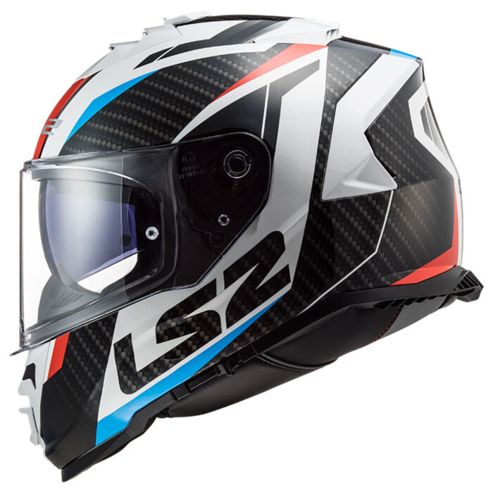 Kaciga LS2 Full Face FF800 STORM II RACER crveno plava sa naočarima - Slika 2