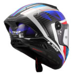 Kaciga LS2 Full Face FF805 THUNDER CARBON GP AERO RAUTE plavo crvena - Slika 5