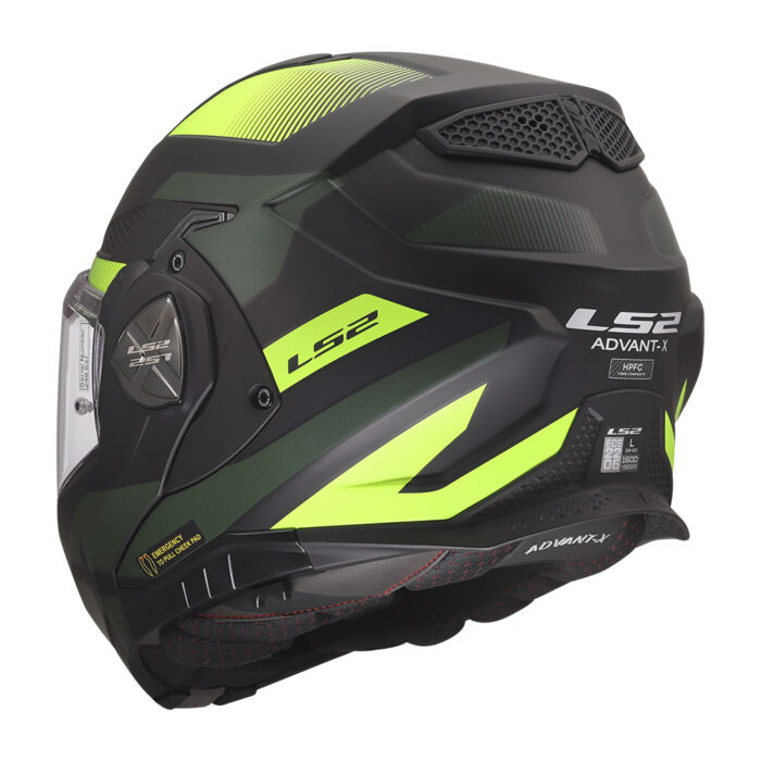 Kaciga LS2 Flip Up FF901 ADVANT X NOVA crno žuta - Slika 4