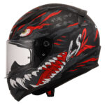 Kaciga LS2 Full Face FF353 RAPID II KAIJU crno belo crvena - Slika 2