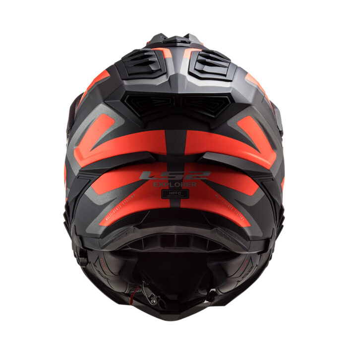 Kaciga LS2 Enduro MX701 EXPLORER ALTER mat crno narandžasta - Slika 2