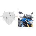 Vizir zatamnjeni GIVI Suzuki GSX S 750 (17-21) A3113