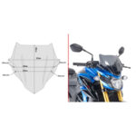 Deflektori GIVI Honda Forza 125-300-350 (19-24) DF1166 - Slika 2