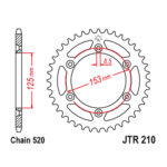 Lančanik zadnji  JTR210-50 (520)50 zuba