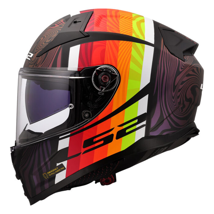 Kaciga LS2 Full Face FF811 VECTOR II FREEDOM crno šarena - Slika 2