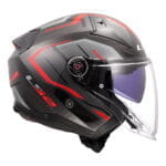 Kaciga LS2 Jet OF603 INFINITY II CARBON URUS crno crvena - Slika 6