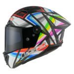 Kaciga LS2 Full Face FF805 THUNDER CARBON GP AERO FLASH crna - Slika 2