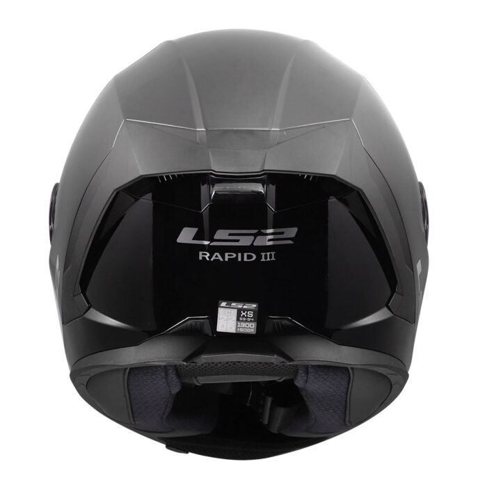 Kaciga LS2 Full Face FF820 RAPID III SOLID sjajno crna - Slika 4