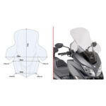 Vizir providni GIVI Piaggio Beverly 125-350 (10-20) 5606A - Slika 5