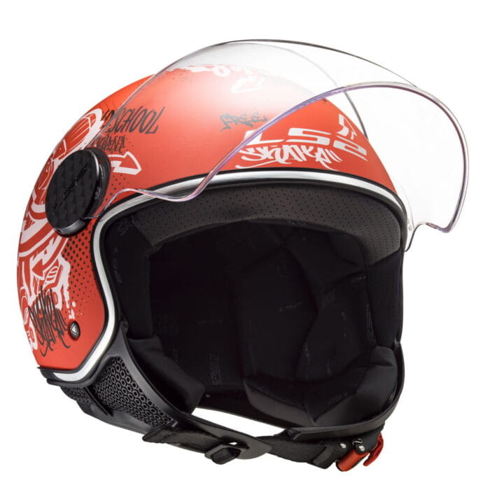 Kaciga LS2 Jet OF558 SPHERE LUX SKATER mat crvena - Slika 4