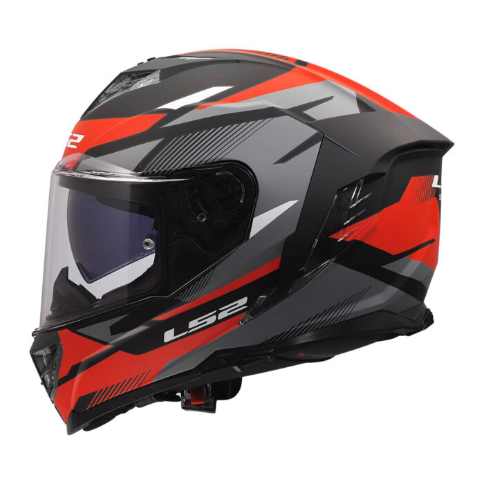 Kaciga LS2 Full Face FF818 STORM III KOMAI crno crvena - Slika 2