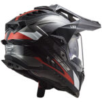 Kaciga LS2 Enduro MX701 EXPLORER FRONTIER CARBON crveno bela - Slika 2