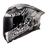 Kaciga LS2 Full Face FF807 DRAGON CARBON ENTHUM srebrna - Slika 3