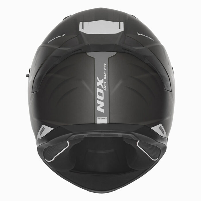 Kaciga NOX Full Face sa naočarima N401 CROWER  mat crno srebrna - Slika 3