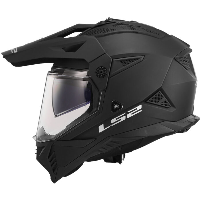 Kaciga LS2 Enduro MX702 PIONEER II mat crna - Slika 2