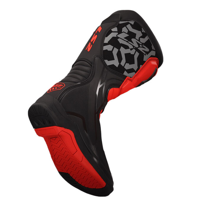 Motocross čizme LS2 RAPTOR muške crno crvene - Slika 3