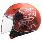 Kaciga LS2 Jet OF558 SPHERE LUX SKATER mat crvena - Slika 2
