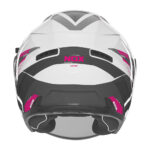 Kaciga NOX Jet N130 MYST rozo bela - Slika 3