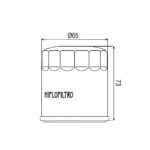 Filter ulja HF303 Hiflo - Slika 2